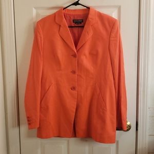 Giorgio Armani Orange Blazer Size 10